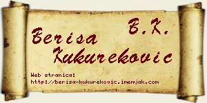 Beriša Kukureković vizit kartica